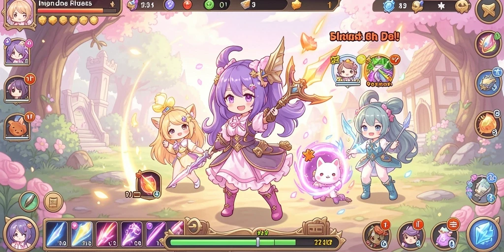 Screenshot menunjukkan berbagai tema permainan yang tersedia.
