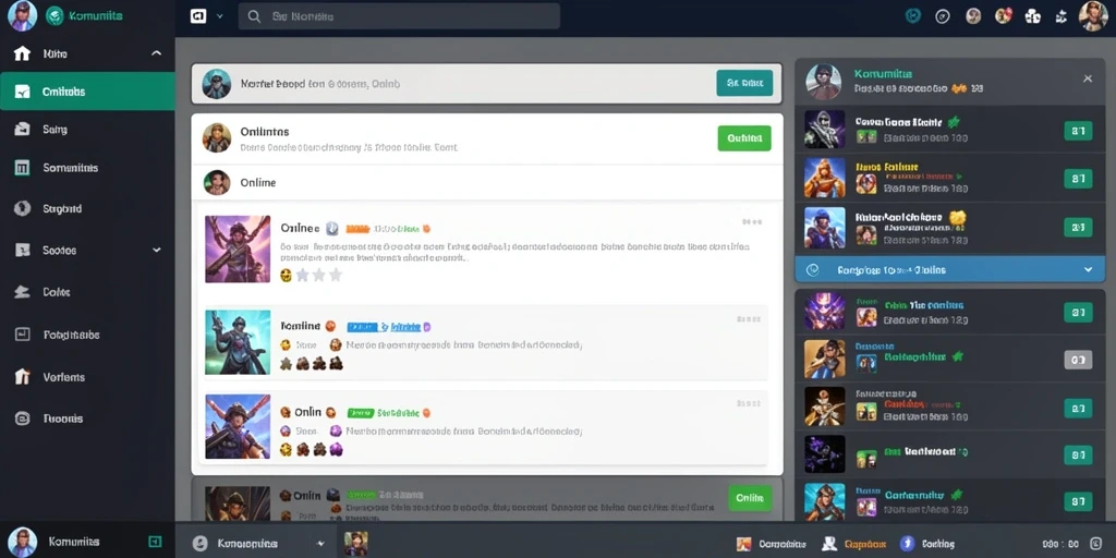 Keseruan bermain dengan teman-teman secara online.