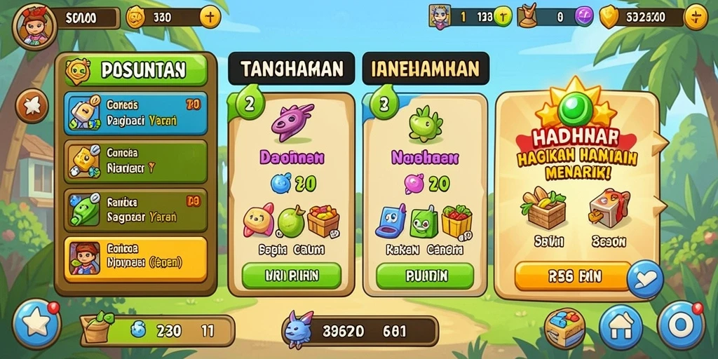 Fitur sosial untuk berbagi di media sosial.
