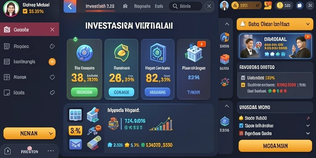 Screenshot menunjukkan berbagai tema slot yang menawan.