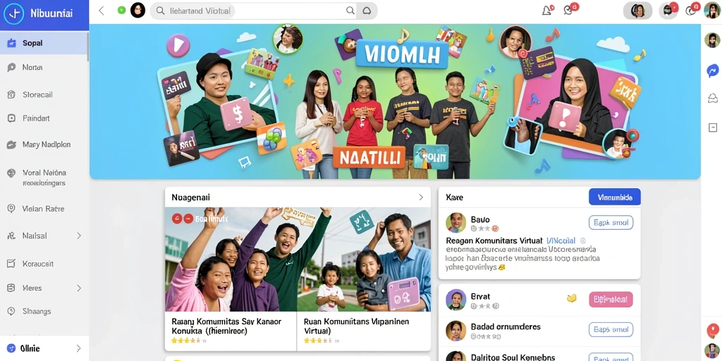 Komunitas aktif yang siap membantu pemain baru.