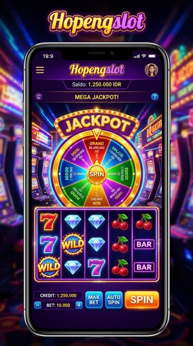 hopengslot — layar beranda